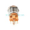 Pulsador 1 NC + 1NO led 24VDC