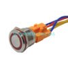 Pulsador 1 NC + 1NO led 24VDC