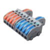Conector rapido 2 polos 4 derivaciones