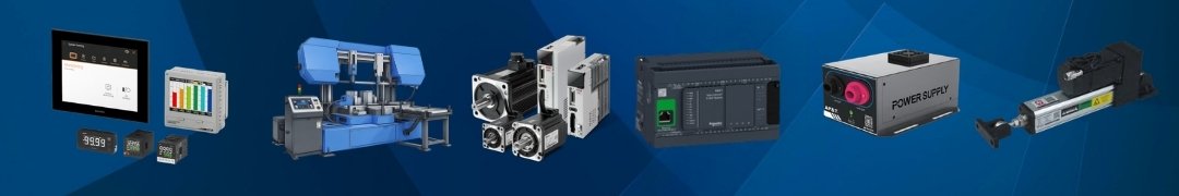 HMI, PLC, automatización para maquinas, servomotores, dispositivos Antiestática, actuadores web